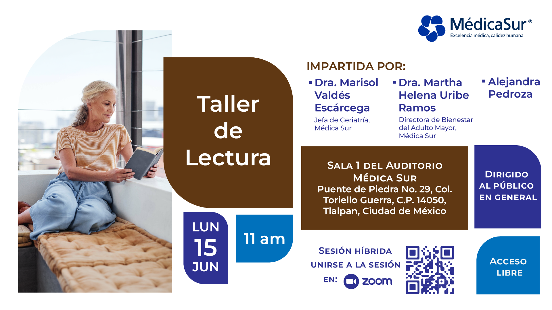 Club de Lectura del adulto mayor